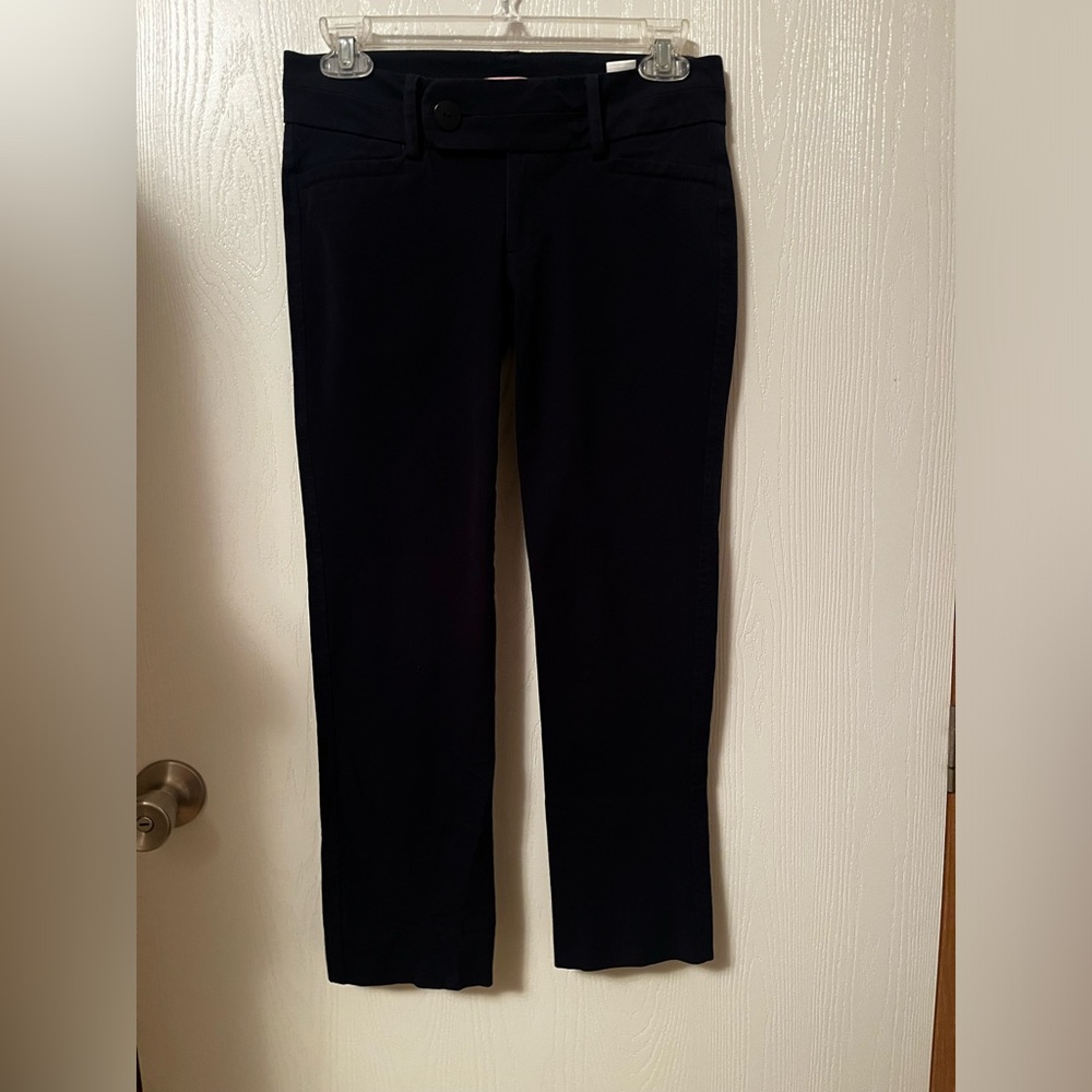 Lilly Pulitzer Navy Cropped Ankle Pants Size 0